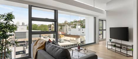 One Bedroom Apartment With Study | Living area | Smart TV