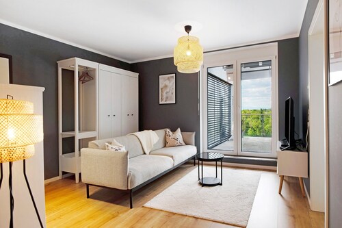 Ferienwohnung "B5" mit Bergblick, Balkon & WLAN