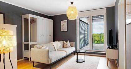 Ferienwohnung "B5" mit Bergblick, Balkon & WLAN