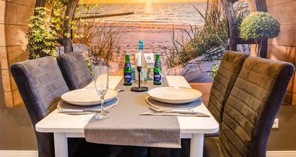 Ferienwohnung 'Wellenrauschen' mit Garten, Terrasse, Whirlpool und WLAN