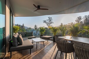 이그제큐티브 아파트, 침실 2개 | 발코니 전망