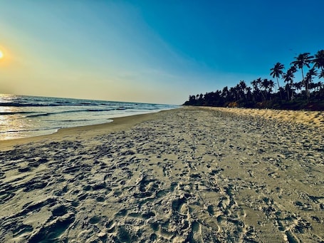 Beach. Thodiyil Private beach chalet 10 meter away from beach
