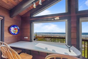 Interior - Breathtaking Panoramic Ocean Views, Pet Friendly, Four Decks, Bright and Comfy, 1/2 Mile to Beach (Rockaway Beach)