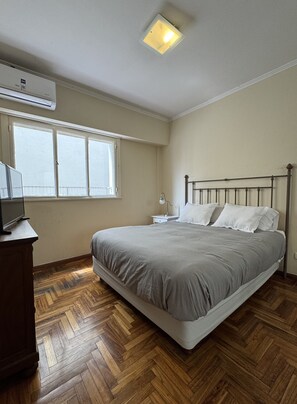 1 غرفة نوم وواي فاي وملاءات أسرّة