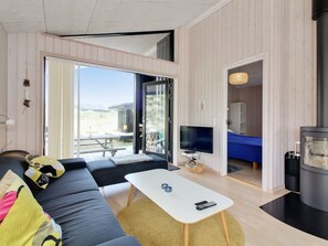 TV, fireplace, DVD player