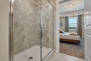 Bathtub, hair dryer, towels