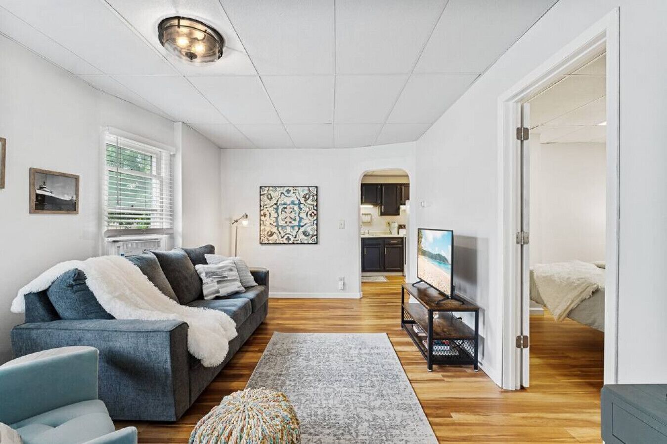 Desk, iron/ironing board, travel crib, WiFi