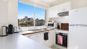 Fridge, microwave, oven, stovetop - Kings Cove 12 3Rd Floor Unit With Stunning Views (KINGS BEACH)