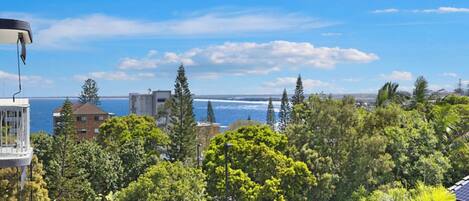 Vue depuis lâhĂ©bergement