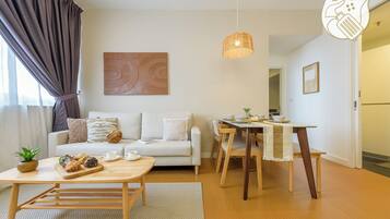 50-inch Smart TV with digital channels, video-game console