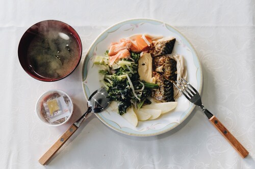 朝食ビュッフェ