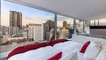 Luxury-Zweibettzimmer, eigenes Bad, Stadtblick (Top Floor, 14F, 37 sqm) | Ausblick vom Zimmer