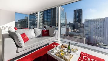 1 chambre, couette en duvet d'oie, minibar