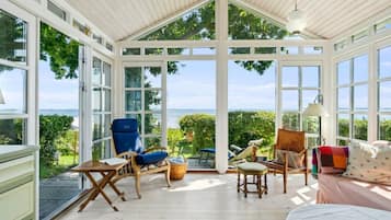 Télévision, cheminée, lecteur de DVD