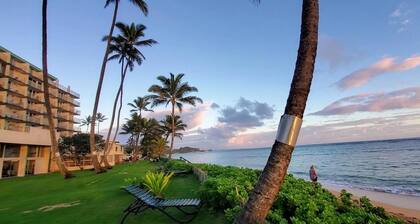Beach Front Condo w/ Beautiful Sunrises on Private Sandy Beach + Turtles + Perfect Snorkel Spot