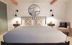 1 bedroom, iron/ironing board, travel crib, free WiFi