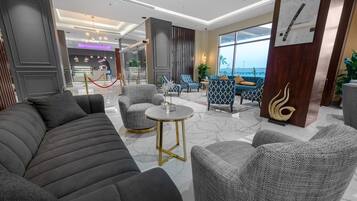Sala de estar en el lobby