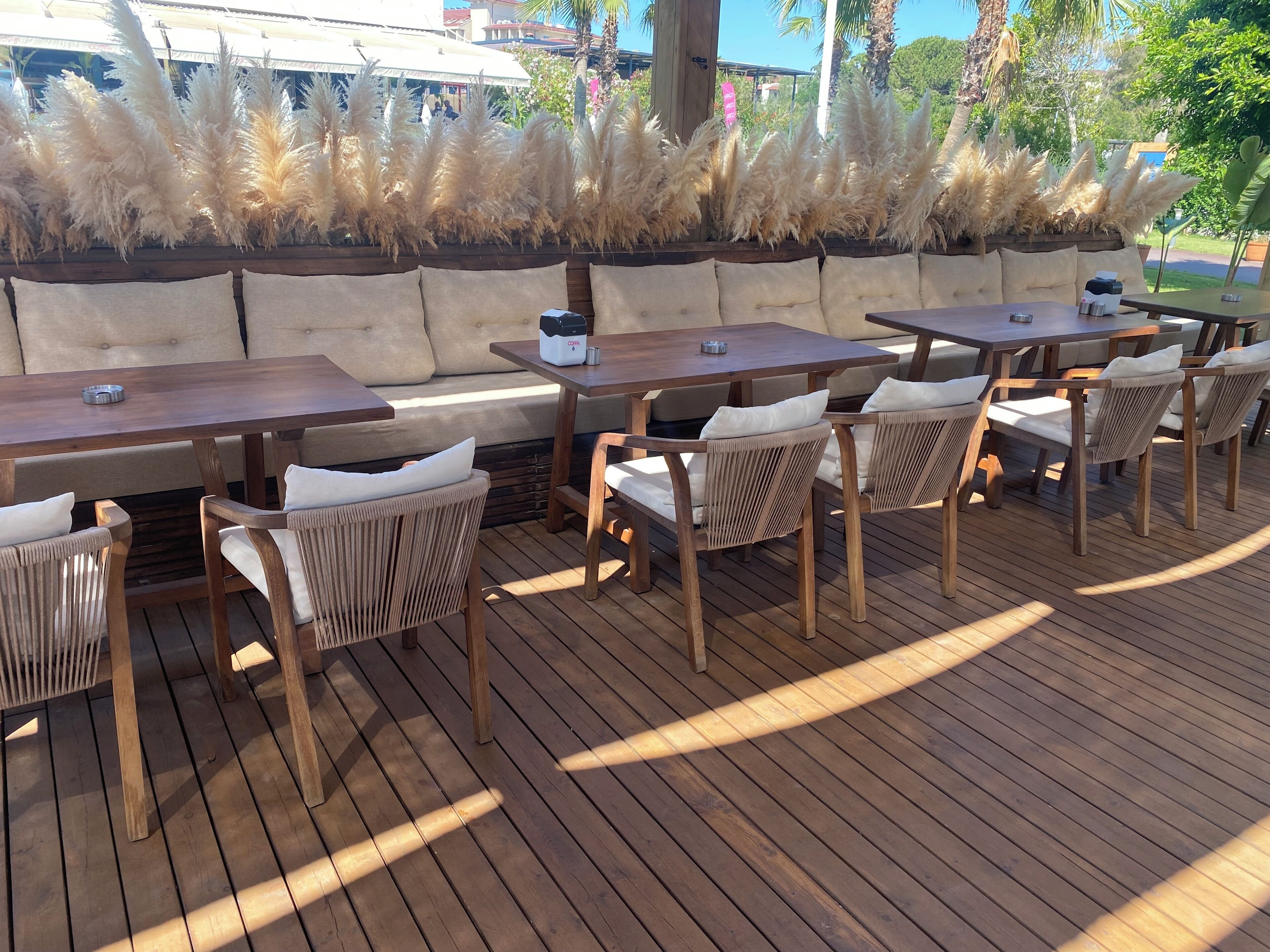 Privatstrand in der Nähe, Strandbar