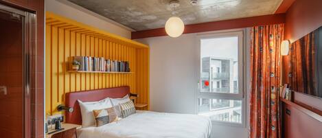 Standard Double Room | Premium bedding, blackout drapes, soundproofing, free WiFi