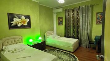 Premium bedding, in-room safe, desk, soundproofing