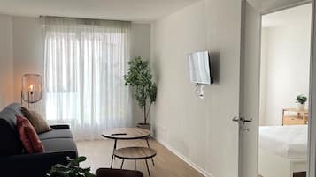 Desk, laptop workspace, iron/ironing board, free WiFi