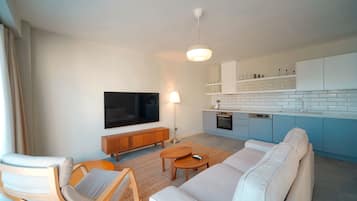 Premium Condo | Private kitchen | Full-sized fridge