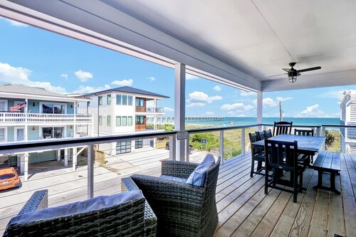 Experience Ocean and Pier Views at this Modern Luxury Beach House.