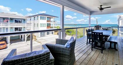 Experience Ocean and Pier Views at this Modern Luxury Beach House.