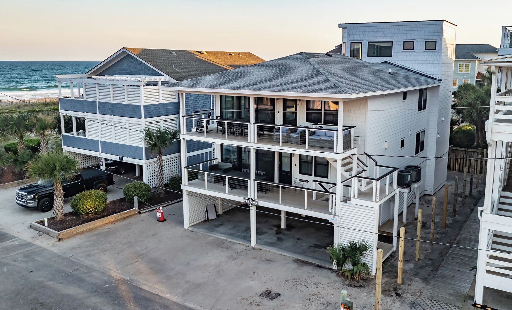 Experience Ocean and Pier Views at this Modern Luxury Beach House.