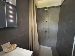Hair dryer, towels - Appartement Avec Piscine et vue sur Parc (Linguizzetta)