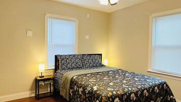 2 habitaciones, tabla de planchar con plancha, wifi y ropa de cama