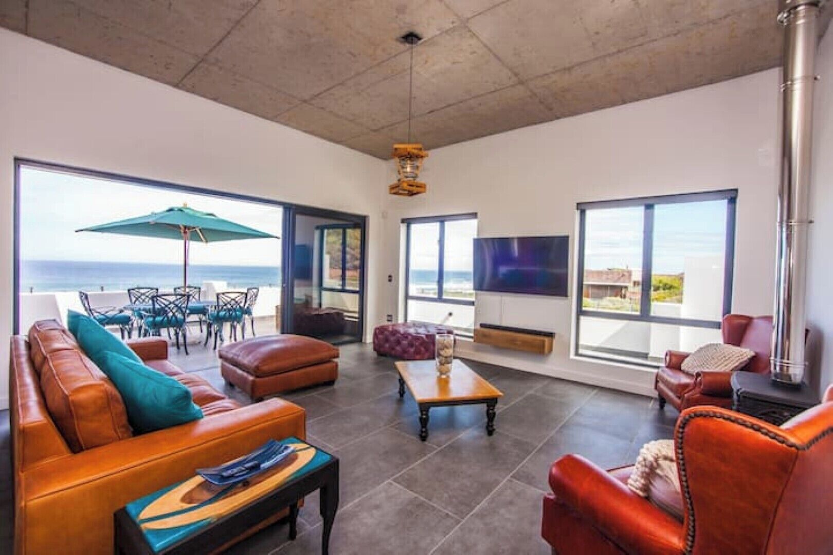 TV connectée, cheminée