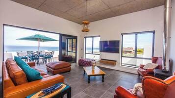 TV connectée, cheminée