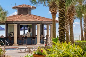 Bar (on property) - Condo in Panama City Beach with sweeping Gulf views, pools, hot tub, & gym (Panama City Beach)