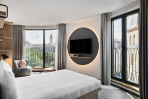 Panoramic Studio | Soundproofing, free WiFi, bed sheets - Stay KooooK Leipzig City – Online Check In (Leipzig)