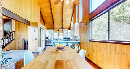 3BR/2.5BA home with views, yard, BBQ, game room, fireplace & EV charger