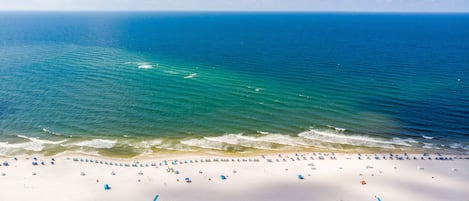 Accommodatie ligt op het strand