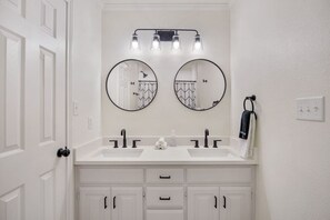 Shower, hair dryer
