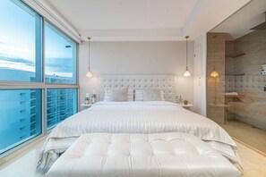 4 bedrooms, iron/ironing board, WiFi, bed sheets - Portovento 1401 (Cartagena de Indias)