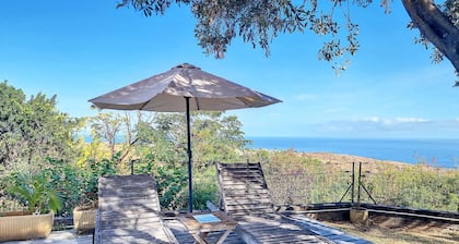 Villa Cadentia*** – 3 bedrooms with swimming pool and sea view – Saint-Gilles les Hauts