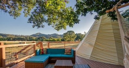 Hidden Oasis! Unique Teepee Stay w/Farm Animals