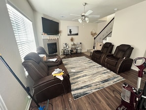 Living area - Modern Escape, with a pet and family friendly home that feels like a home. (Pattison)