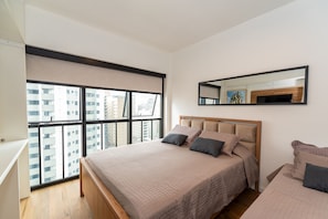 1 bedroom, premium bedding, pillowtop beds, free WiFi - Metropolitan Flats (Curitiba)