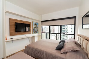 Deluxe appartement | 1 slaapkamer, luxe beddengoed, pillowtop-bedden, gratis wifi