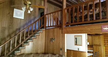 The Cove Ponderosa Cabin...30 seconds from Patoka Lake...Sleeps 15
