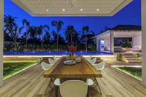 Vila premium, 5 quartos, vista para a baía | Terraço/pátio