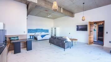 1 dormitorio, tabla de planchar con plancha, cuna de viaje y wifi gratis