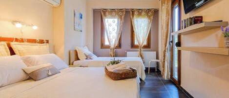 3 chambres, fer et planche Ă repasser, Wi-Fi gratuit, draps fournis