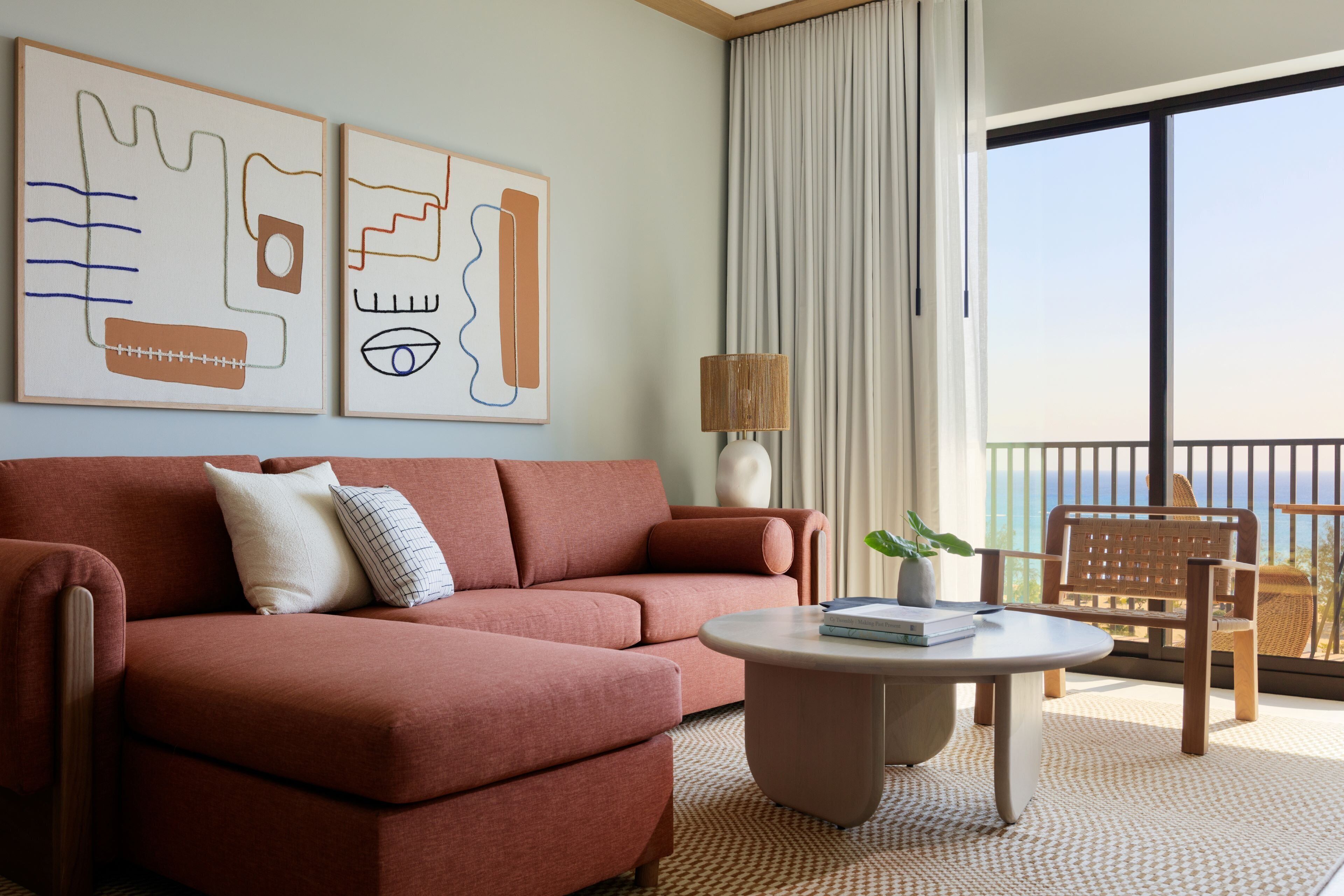 Suite, 1 Bedroom, Ocean View | Blackout drapes, iron/ironing board, free WiFi, bed sheets