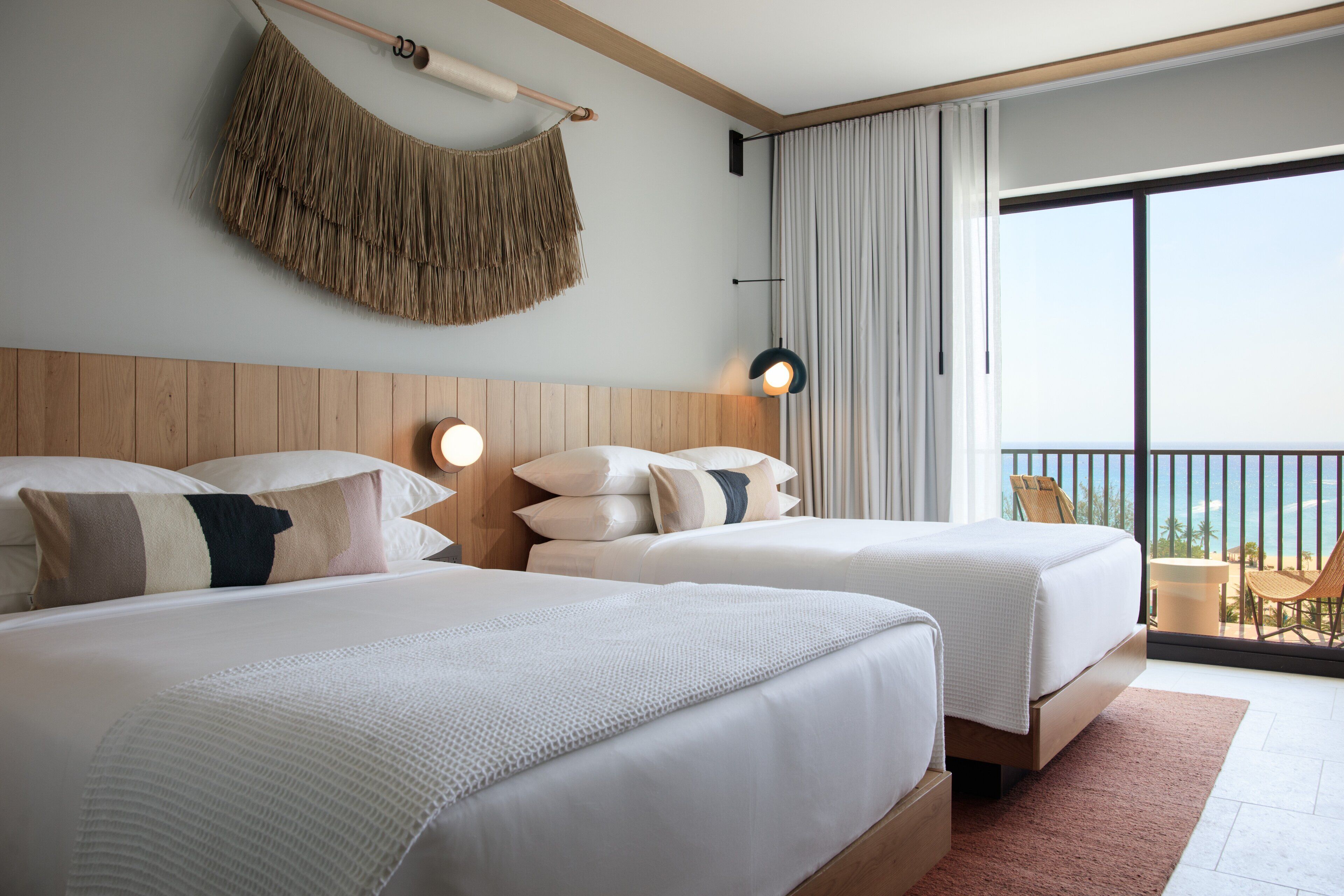 Premium Room, 2 Queen Beds, Ocean View | Minibar, blackout curtains, iron/ironing board, free WiFi